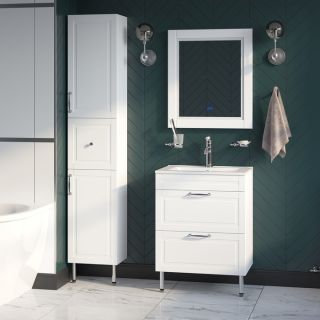 Зеркало с подсветкой IDDIS Oxford ЗЛП111 60см белый матовый